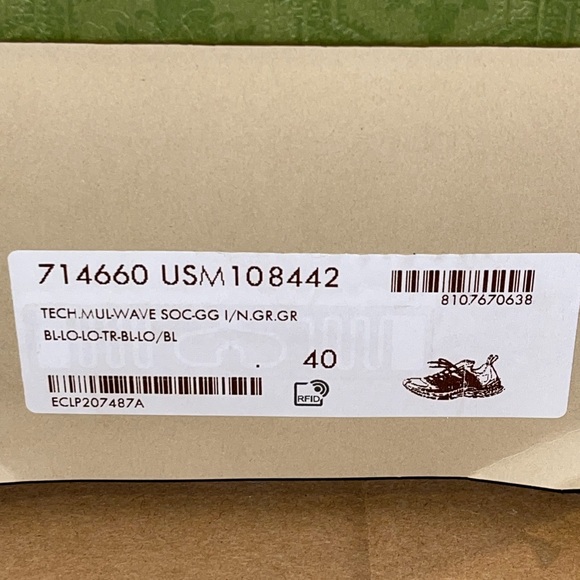 Authentic Gucci Run Mesh Women’s Sneakers size 40 - Picture 10 of 11